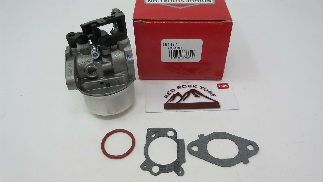 Genuine Briggs & Stratton 591137 Carburetor Superseded: 590948