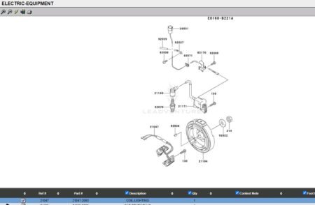 Genuine Kawasaki 21047-2093 Lighting Coil FE120D Toro 1000 Flex 21 Lights - Image 6