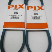 2 For Toro 121-5765 TimeMaster 30" Mower Belt Made with Kevlar in Pix A28K/P-1215765