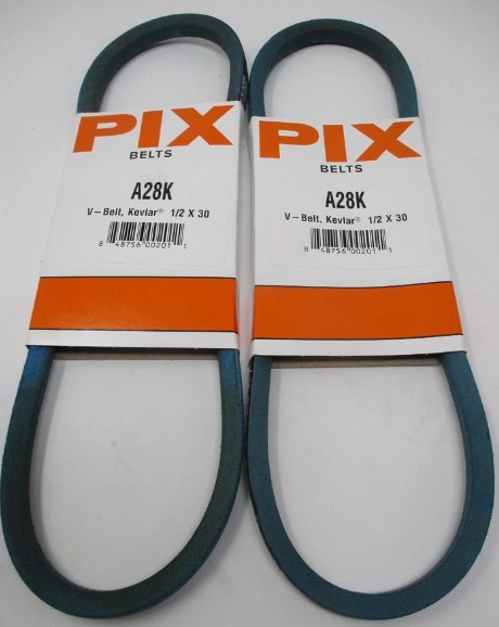 2 For Toro 121-5765 TimeMaster 30" Mower Belt Made with Kevlar in Pix A28K/P-1215765