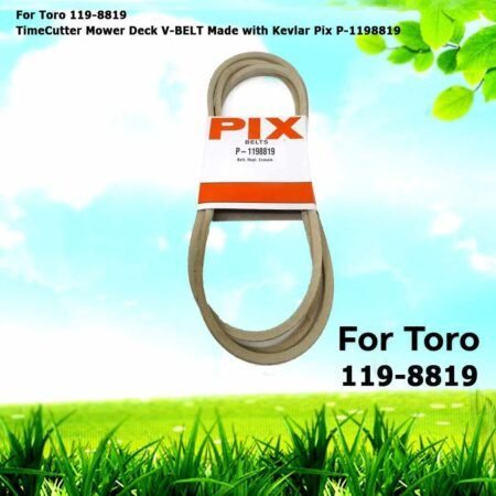 For Toro 119-8819 TimeCutter Mower Deck V-BELT Made with Kevlar Pix P-1198819