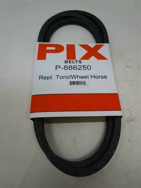 For Toro 88-6250 Deck Side Discharge Lawn Tractor Belt 1/2”X87” 38” Pix P-886250 - Image 3