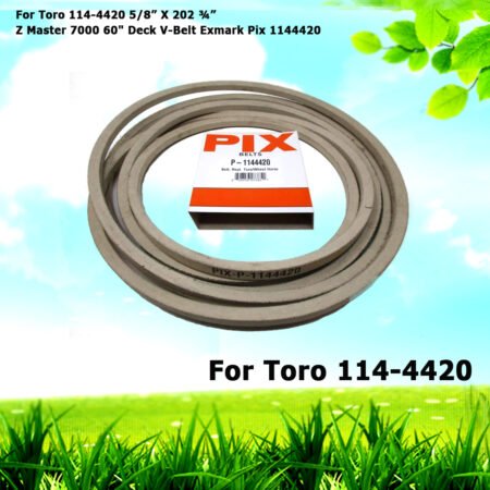 For Toro 114-4420 5/8” X 202 ¾” Z Master 7000 60" Deck V-Belt Exmark Pix 1144420