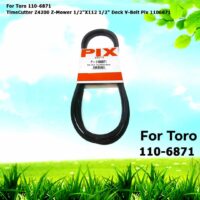 For Toro 110-6871 TimeCutter Z4200 Z-Mower 1/2"X112 1/2" Deck V-Belt Pix 1106871