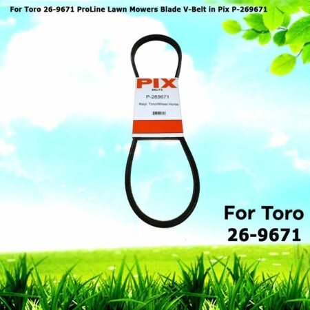 For Toro 26-9671 ProLine Lawn Mowers Blade V-Belt in Pix P-269671