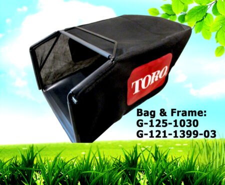 Genuine Toro 125-1030 Grass Bag & Frame 121-1399-03 Catcher Commercial Recycler 21" BAG ONLY