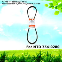 For MTD 754-0280 Oregon 75-002 Replacement Belt