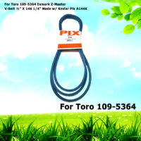 For Toro 109-5364 Exmark Z-Master V-Belt ½” X 146 1/4”