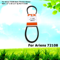 For Ariens 72108 Snowthrower Blower Belt 1/2" x 36-1/2"