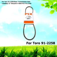 For Toro 91-2258 Rear Transmission Axle LawnBoy 22” Recycler V-Belt Pix P-912258