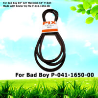 For Bad Boy 60” CZT Maverick 54” V-Belt Made with Kevlar