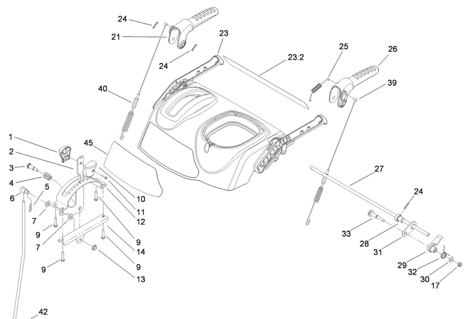 Genuine Toro 120-0132 Traction Cable Power Max Snowthrower - Image 6