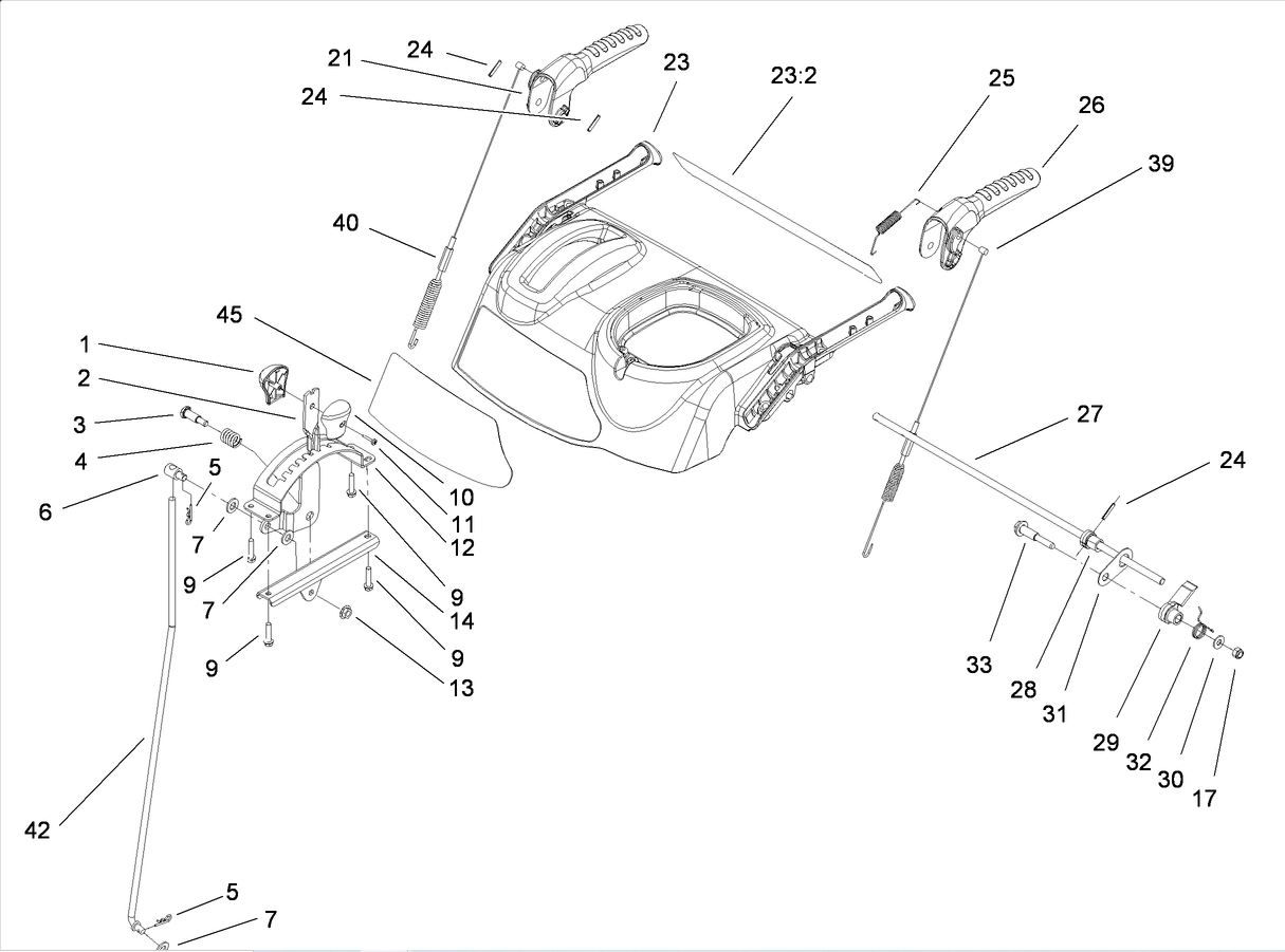 Genuine Toro 115-5680 Auger Cable Power Max 6000 726 826 1028 Snowthrower - Image 3