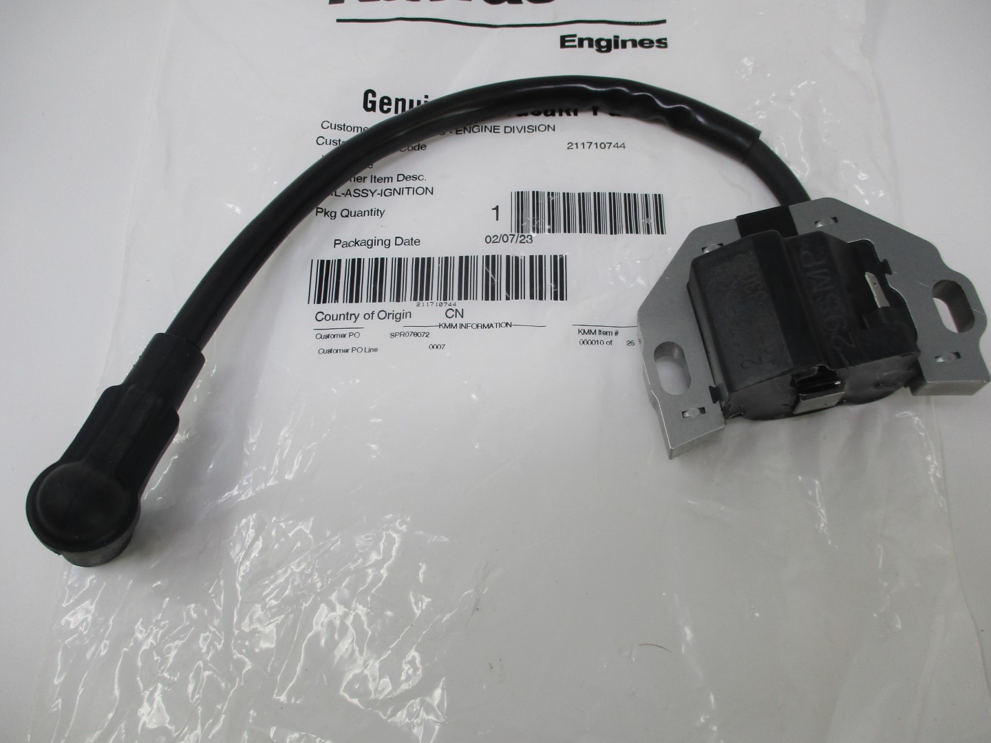Genuine Kawasaki 21171-0744 Ignition Coil FX751V FX801V FX850V FX921V FXT00 - Image 3
