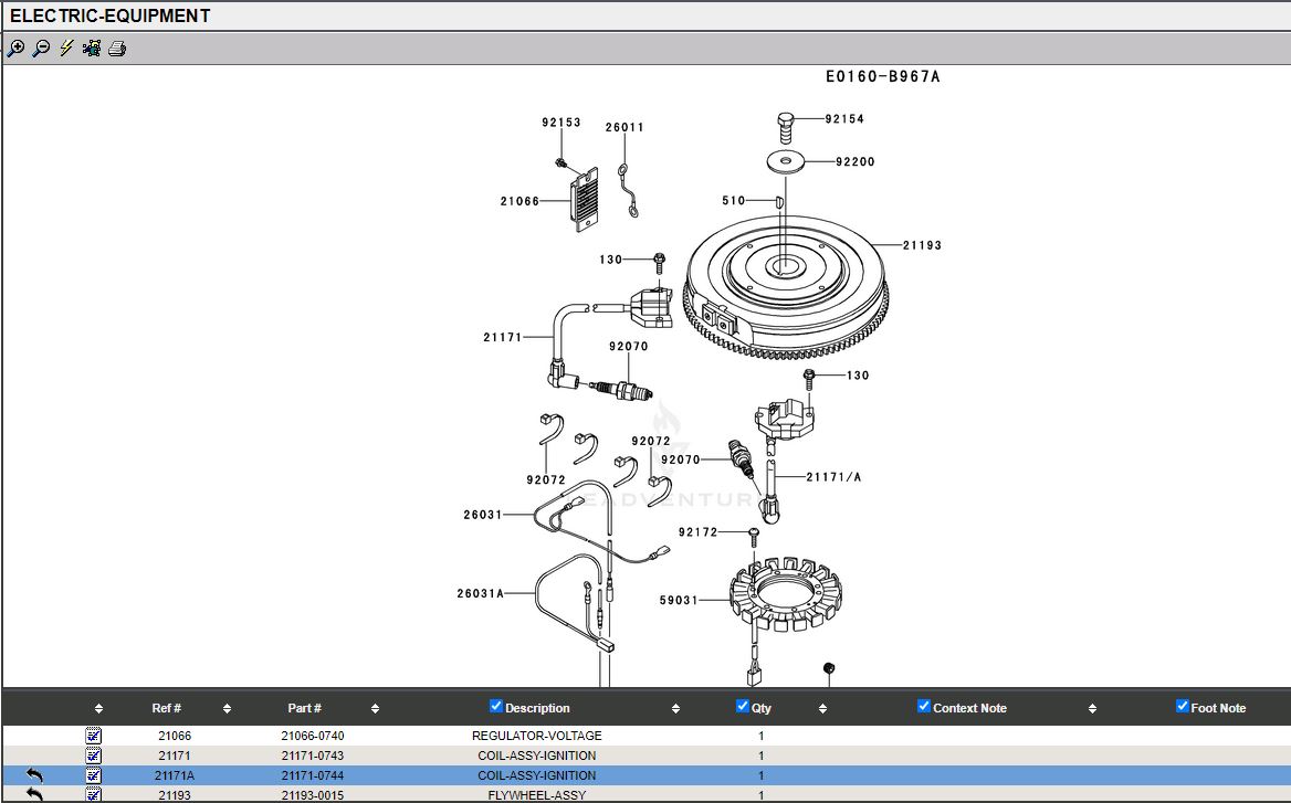 Genuine Kawasaki 21171-0744 Ignition Coil FX751V FX801V FX850V FX921V FXT00 - Image 7