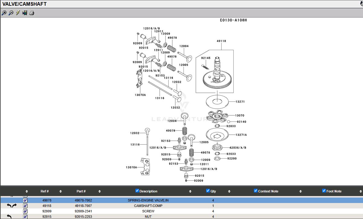 2 Genuine Kawasaki 49078-7002 Engine Valve Spring FH601D, FH601V, FH641V, FH680V - Image 6
