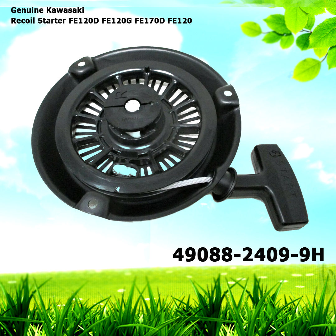 Genuine Kawasaki 49088-2409-9H Recoil Starter FE120D FE120G FE170D