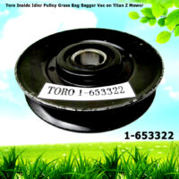 Toro 1-653322 Inside Idler Pulley Grass Bag Bagger Vac on Titan Z Mower