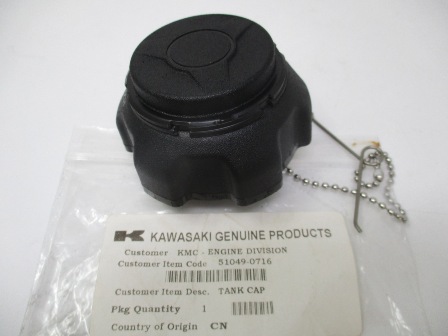 Genuine Kawasaki 51049-0716 Fuel Gas Cap 4 Stroke Engines FJ180V - Image 2