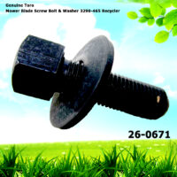 Genuine Toro 26-0671 Mower Blade Screw Bolt & Washer 3290-465 Recycler