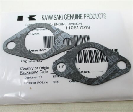 2 Genuine Kawasaki 11061-7019 Manifold Exhaust Gaskets