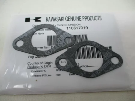 2 Genuine Kawasaki 11061-7019 Manifold Exhaust Gaskets - Image 4