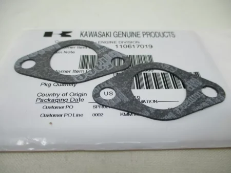 2 Genuine Kawasaki 11061-7019 Manifold Exhaust Gaskets - Image 3