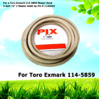 For Toro Exmark 114-5859 Mower Deck V-Belt 72" Z Master 6000