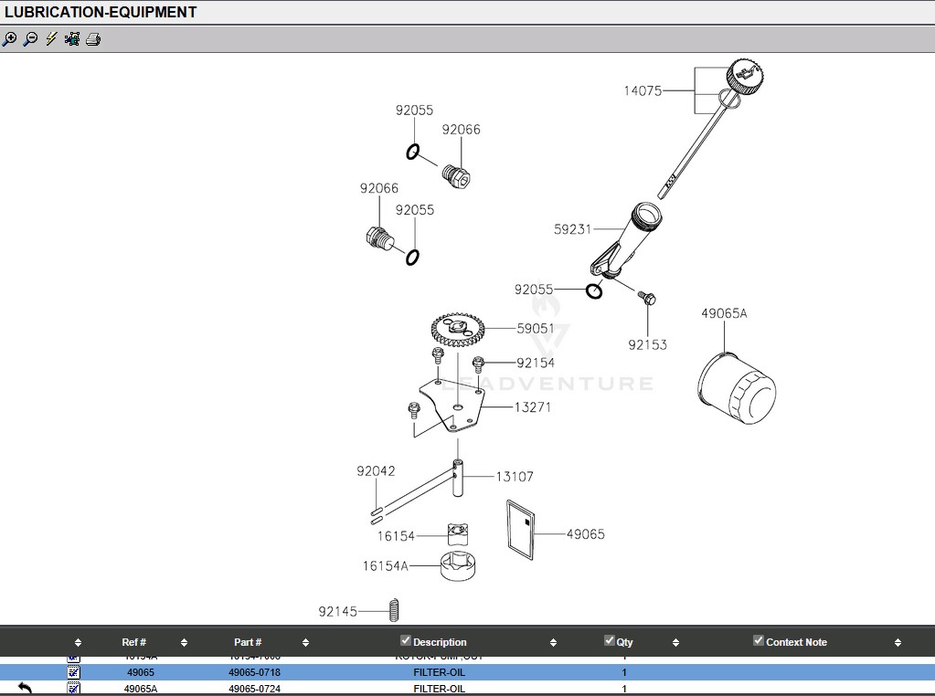 Genuine Kawasaki 49065-0718 Oil Filter Screen FX751V FX801 FX850V FX921V FXT00V - Image 5