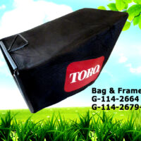 Genuine Toro 114-2679-03 & 131-0893 Frame & Grass Catcher Bag Super Recycler