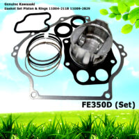 Genuine Kawasaki FE350D Gasket Piston & Rings Set 11004-2118 11009-2829