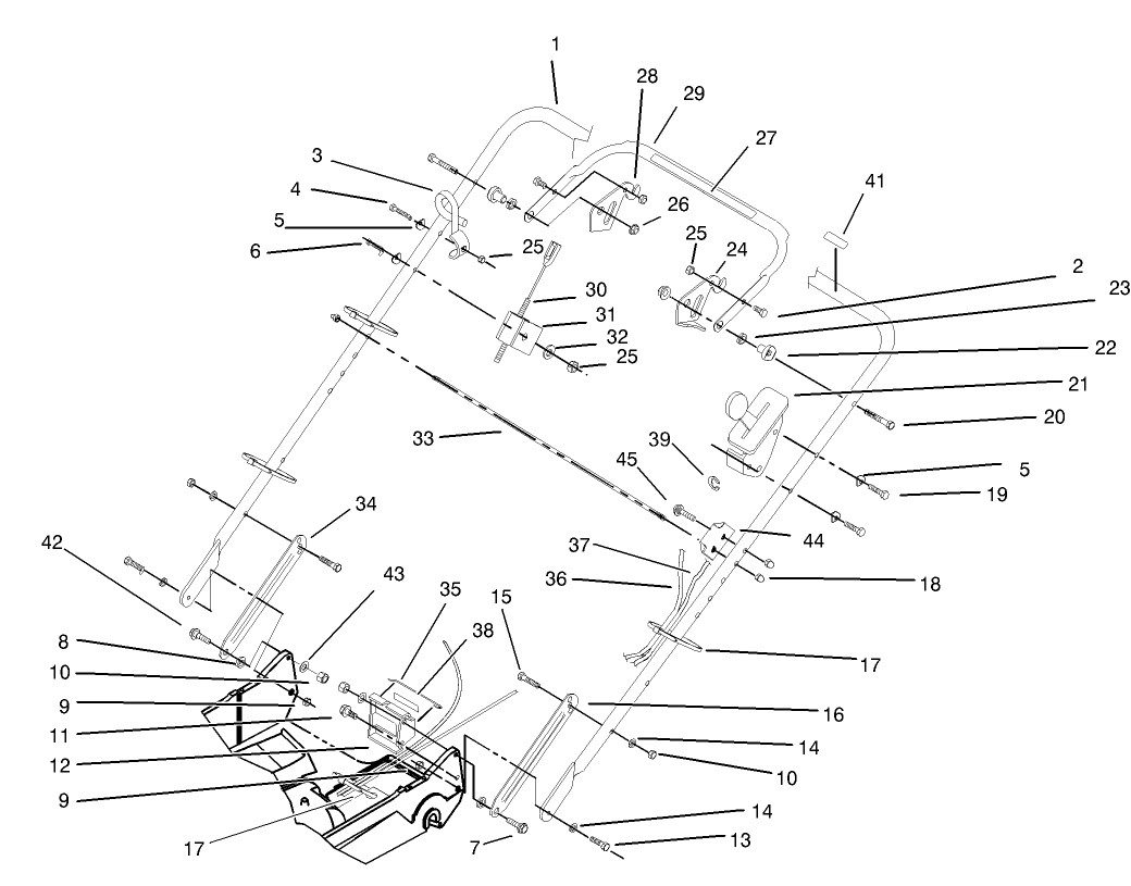 Genuine Toro 103-2683 Brake Cable 21" Heavy-Duty Recycler Lawnmower - Image 7
