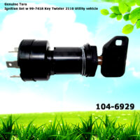 Genuine Toro 104-6929 Ignition Set with 99-7418 Key Twister 2110 Utility Vehicle