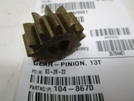 Genuine Toro 104-8670 Pinion Gear Front Wheel Drive 13T 22in Recycler Lawnmower - Image 3