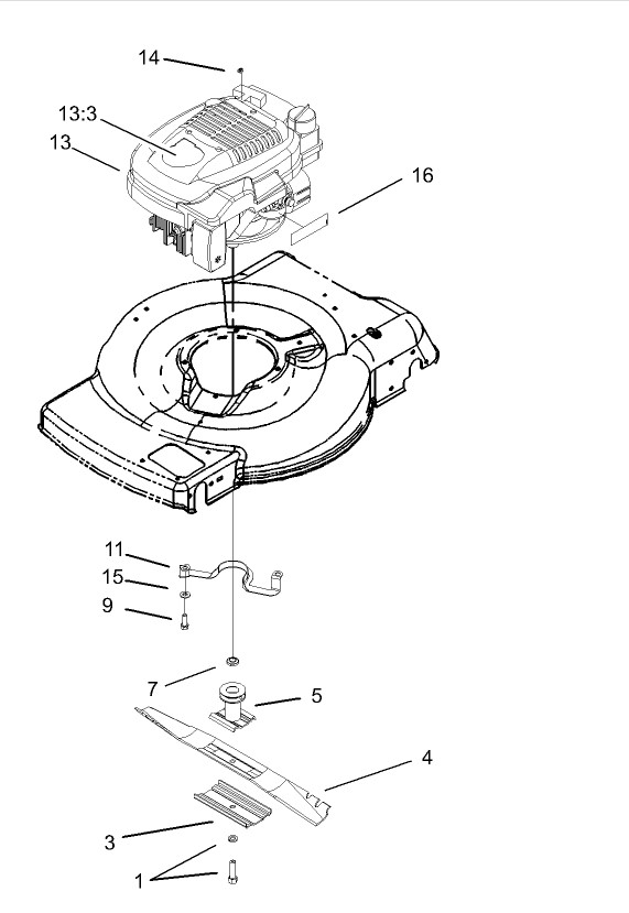 Genuine Toro 106-3987 Recycler Driver 106-3999 Spacer Blade Adapter - Image 5