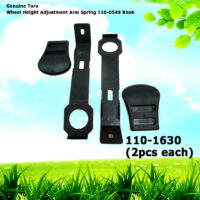 2 each Genuine Toro 110-1630 Wheel Height Adjustment Spring Arm Recycler with Knob 110-0549 