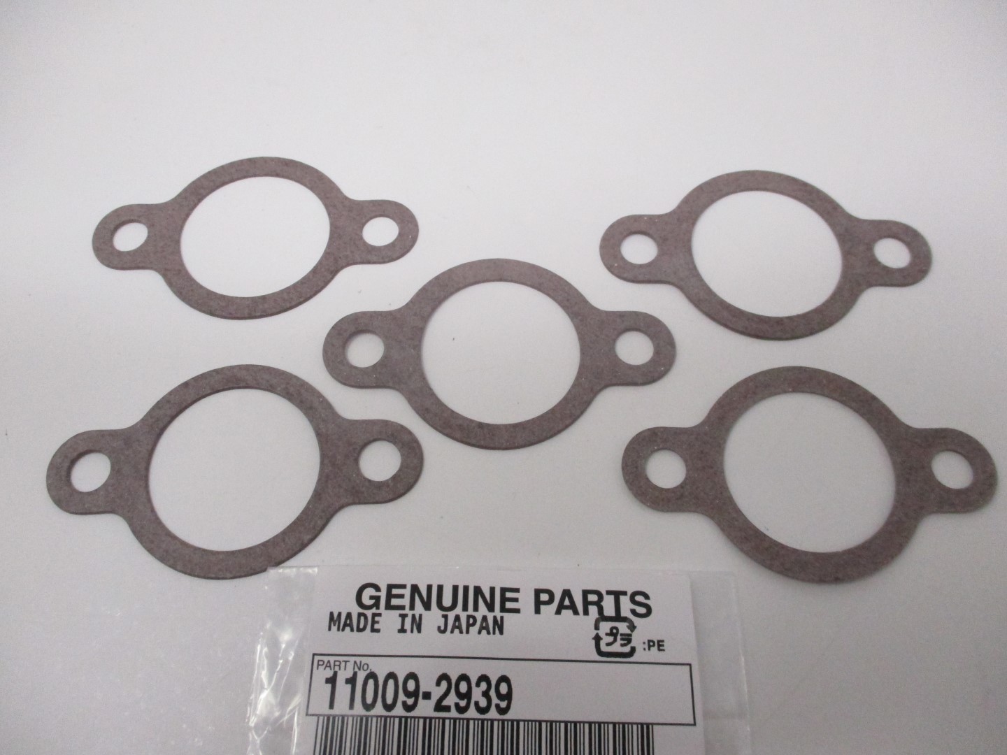 5 Genuine Kawasaki 11009-2939 Carburetor Insulator Gasket FE290D FE350D FE400D - Image 2