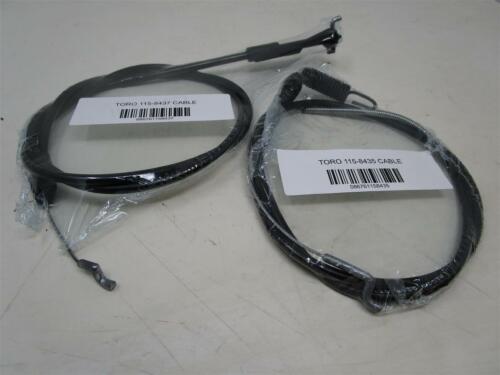 Genuine Toro 115-8437 Brake Cable & 115-8435 Throttle Cable Recycler 20112 20332 20334 - Image 2