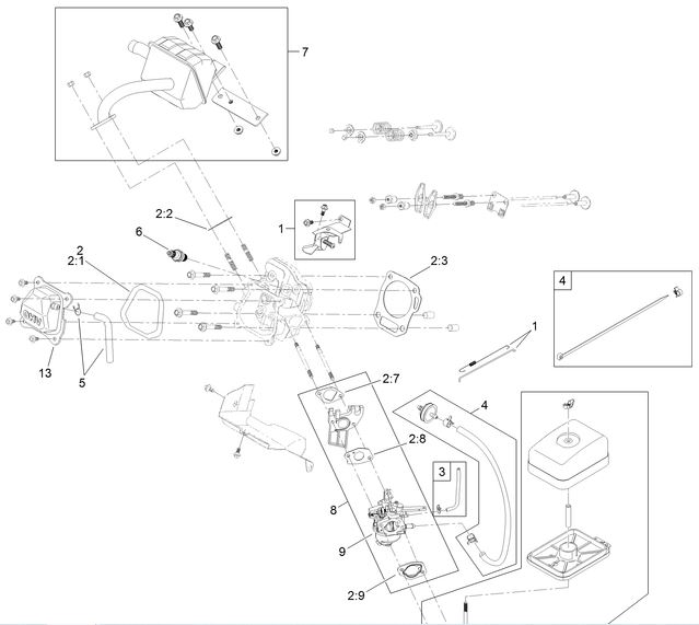 Genuine Toro 127-9089 Carburetor Repair Kit for 127-9008 170FS-2 Power Clear Snowthrower - Image 5