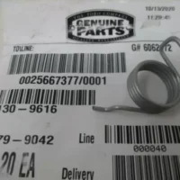 Genuine Toro 130-9616 Latch Torsion Spring SnowMaster SnowMax 360021 Snow Max QXE