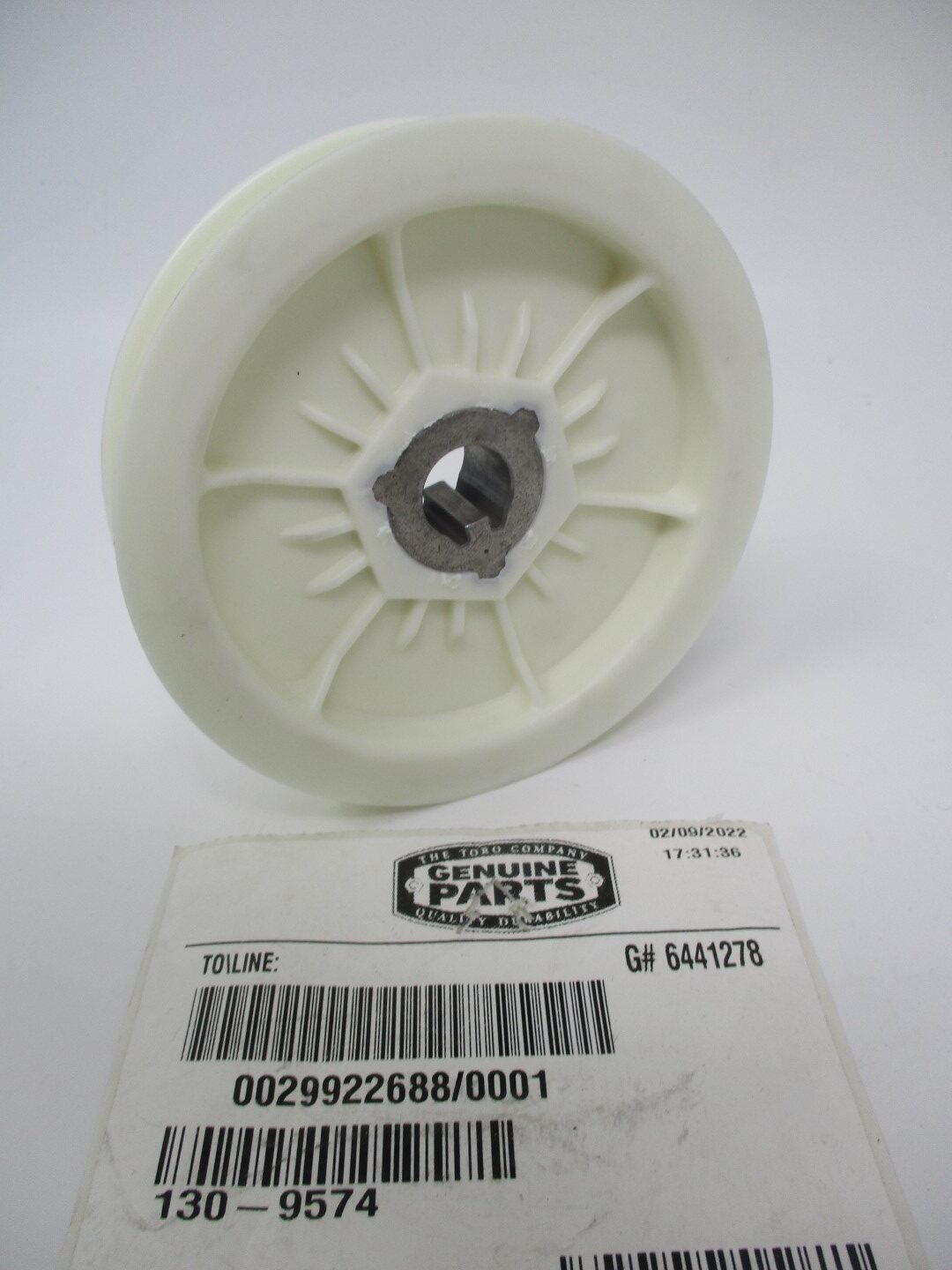 Genuine Toro 130-9574 Rotor Idler Pulley SnowMaster 724 - Image 3