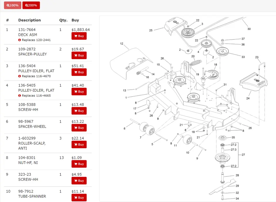 Genuine Toro 136-5404 Mower Deck Idler Pulley Flat Z Master Titan HD 116-4670 - Image 9