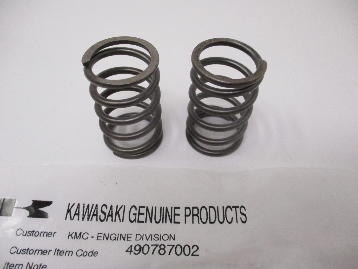 2 Genuine Kawasaki 49078-7002 Engine Valve Spring FH601D, FH601V, FH641V, FH680V - Image 4