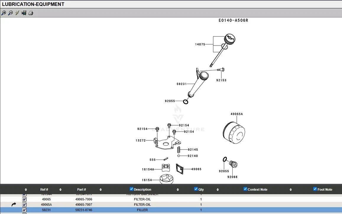 Genuine Kawasaki 59231-0778 59231-0746 59231-7016 Oil Dip Stick Filler Tube FR541V FR600V - Image 5