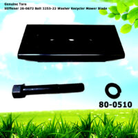 Genuine Toro 80-0510 Stiffener 26-0672 Bolt 3253-22 Washer Recycler Mower Blade