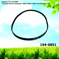 Genuine Toro 104-0851 Drive Belt Snow Commander 38600 38601 38602 38603 Snowthrower