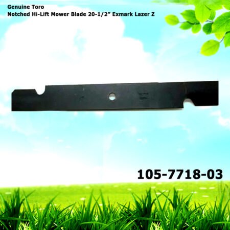 Genuine Toro 105-7718-03 Notched Hi-Lift Mower Blade 20-1/2" Exmark Lazer Z - Image 5