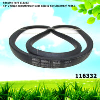 Genuine Toro 116332 44” 2 Stage Snowthrower Gear Case & Belt Assembly 79361 06-44SC01