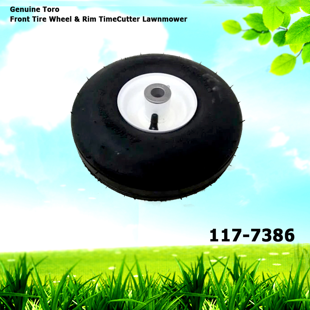 Genuine Toro 117-7386 Front Tire Wheel & Rim TimeCutter Lawnmower