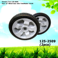 2 Genuine Toro 125-2509 Rear 10" Geared Wheel for 30in TimeMaster 20199 Gear